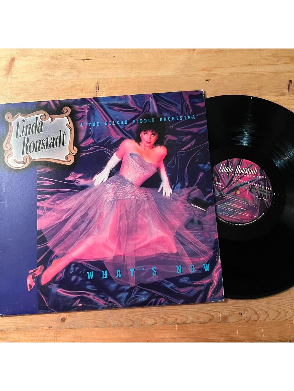 Linda Ronstadt & The Nelson Riddle Orchestra - What's New 33rpm VG+ VR21